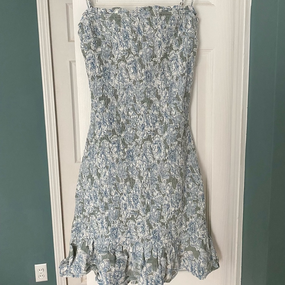 NWT A&F Smocked mini dress